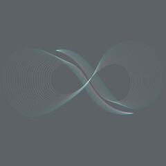 Flowing wave design. Abstract glowing wave lines. Dynamic wave pattern. Modern flowing wavy lines. Futuristic technology concept. 