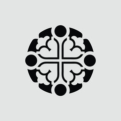 Elegant abstract geometric design with clean lines and subtle gradient glow effect