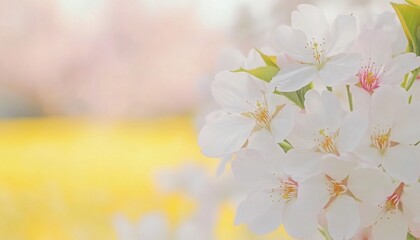Delicate white blossoms herald the arrival of spring symbolizing renewal and ephemeral beauty with
