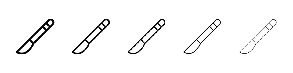 Scalpel icon for social media, app, and web design. Vector illustration.