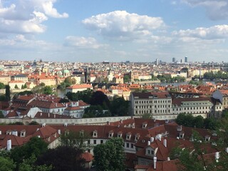 Obraz premium view of prague in sunny day