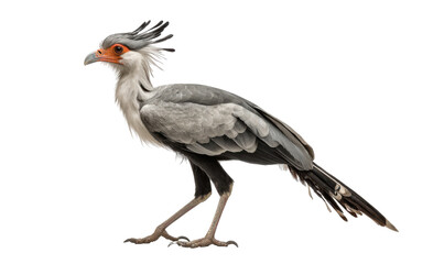 Obraz premium Side view of a bird with a distinctive crest