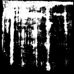Grunge Wall Stain Texture Alpha Channel on Black Background