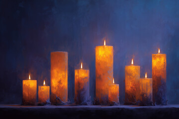 Glowing Candles