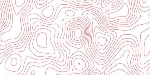 Topographic canyon geometric map relief texture with curved layers and shadow. abstract White background with a beautiful pattern, Topographic contour lines vector map seamless pattern vector.