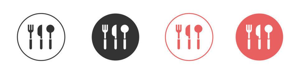 Utensils icon simple flat graphic illustration.