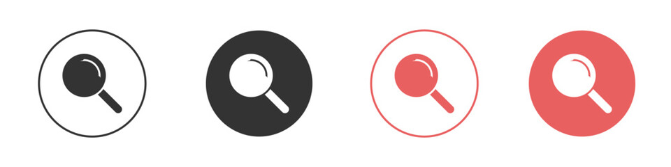 Search icon simple flat graphic illustration.