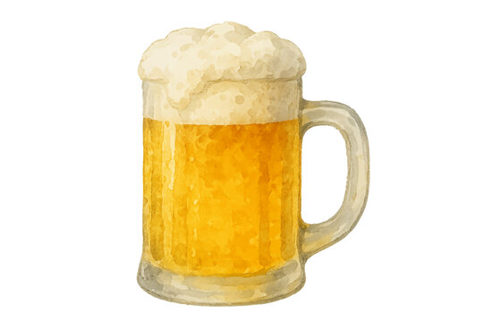 ビールの絵
