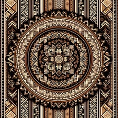 Obraz premium Traditional Cloth – Tribal Ikat Motif from East Indonesia