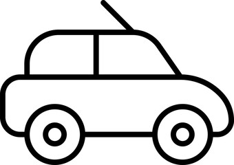 Public and Municipal Transport Line Icons Set — Thin Linear Vector Symbols of Travel and Transit .