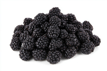 blackberry on white background