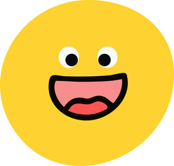 웃는 얼굴 표정 동그라미 드로잉 이모티콘(face emoticon drawing sticker)
