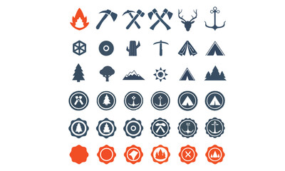 Retro Badge & Emblem Collection