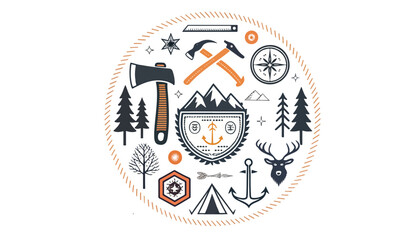 Naklejka premium Retro Badge & Emblem Collection