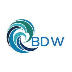 BDW Modern Wave -Inspired Abstract Logo Design BDW Later Logo, with BAA Text on White Background

