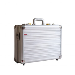 Sleek and modern aluminum briefcase, perfect for professionals seeking style and functionality. Ideal for carrying documents, laptops, and valuable items securely.