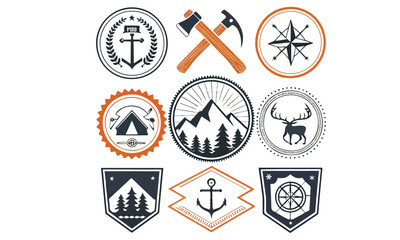 Classic Retro Car Repair and Garage Badge Vector