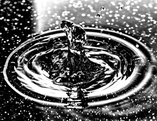 Splash - makrofotografia kropli wody