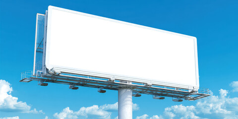 Obraz premium Blank minimal shop signboard mockup banner