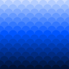 Modern blue gradient circular overlapping pattern &ndash; seamless, stylish, and perfect for branding, packaging, or digital design. Ideal for backgrounds or textures. Trendy and versatile.