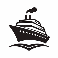 Obraz premium cruise ship icon