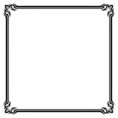 Square frame Vector
