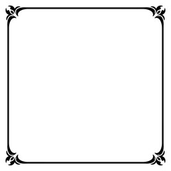Square frame Vector