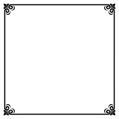 Square frame Vector