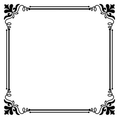 Square frame Vector
