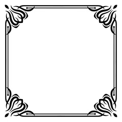 Square frame Vector
