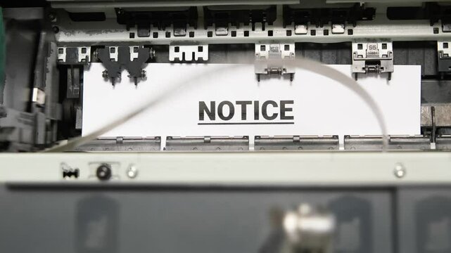 high-speed printer heads in action printing bold