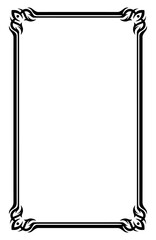 Frame Margin vector ornament