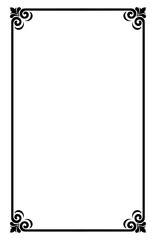 Frame Margin vector ornament
