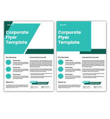 Corporate business flyer template design vector business flayer design. Business flyer template. 2 flayer templates design. Modern flayer.