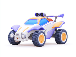 Cartoon off-road vehicle