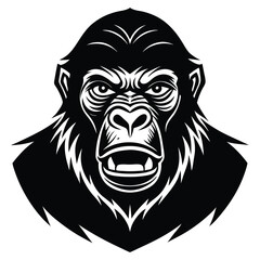 ape vector sihouette
