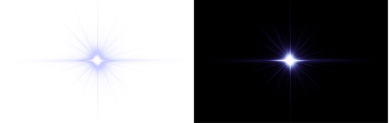Purple star light sparkling flash galaxy PNG magic starlight beam shine universe star background glow lens sparkling fantasy night design white spark PNG isolated 1920 16. © Yana