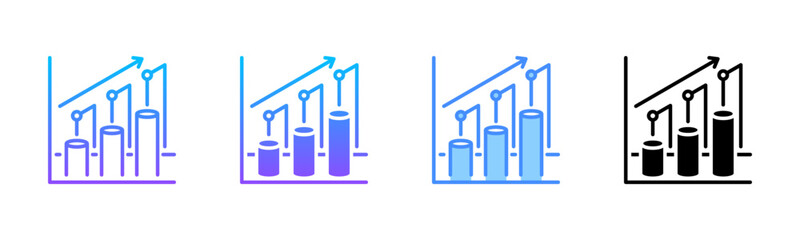 Economic Multi Style Icon Set