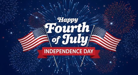 Happy fourth of july independence day celebration