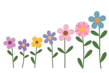 Vibrant Spring Flowers: Growth and Nature's Beauty in Diverse Blooms

