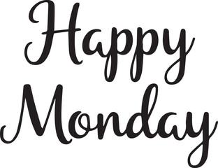 happy monday abstract 