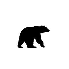 silhouette of a bear