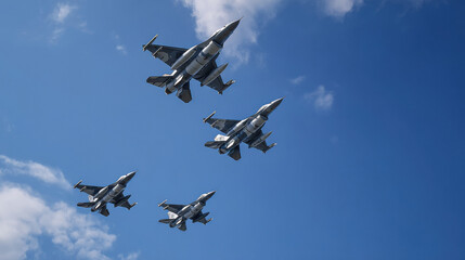 fighter jet in the sky with smoke
