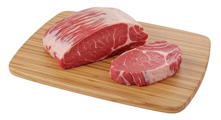 Butcher's Choice: Primal Cut and Steak on Bamboo Board