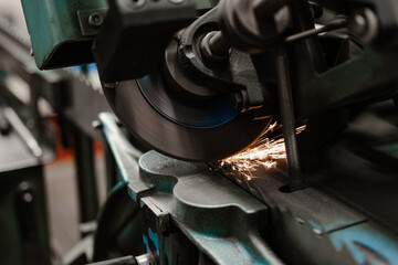 close up of a circular saw