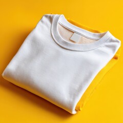 Folded t-shirt mockup banner