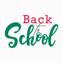 Back to School Lettering