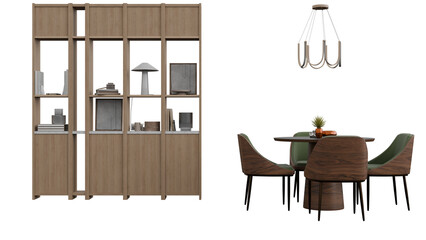 a dining room with a table and chairs © miamiadesign
