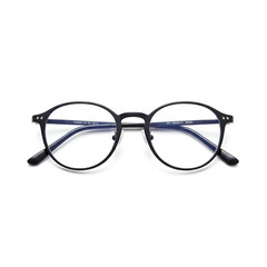 glasses on white background