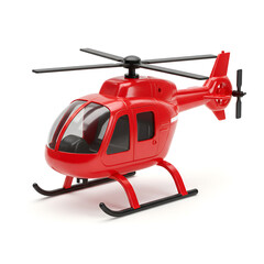 helicopter isolated on white